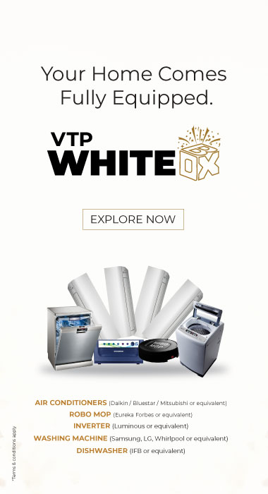 Your Home Comes Fully Equipped with VTP WhiteBox Offers, Explore Now.